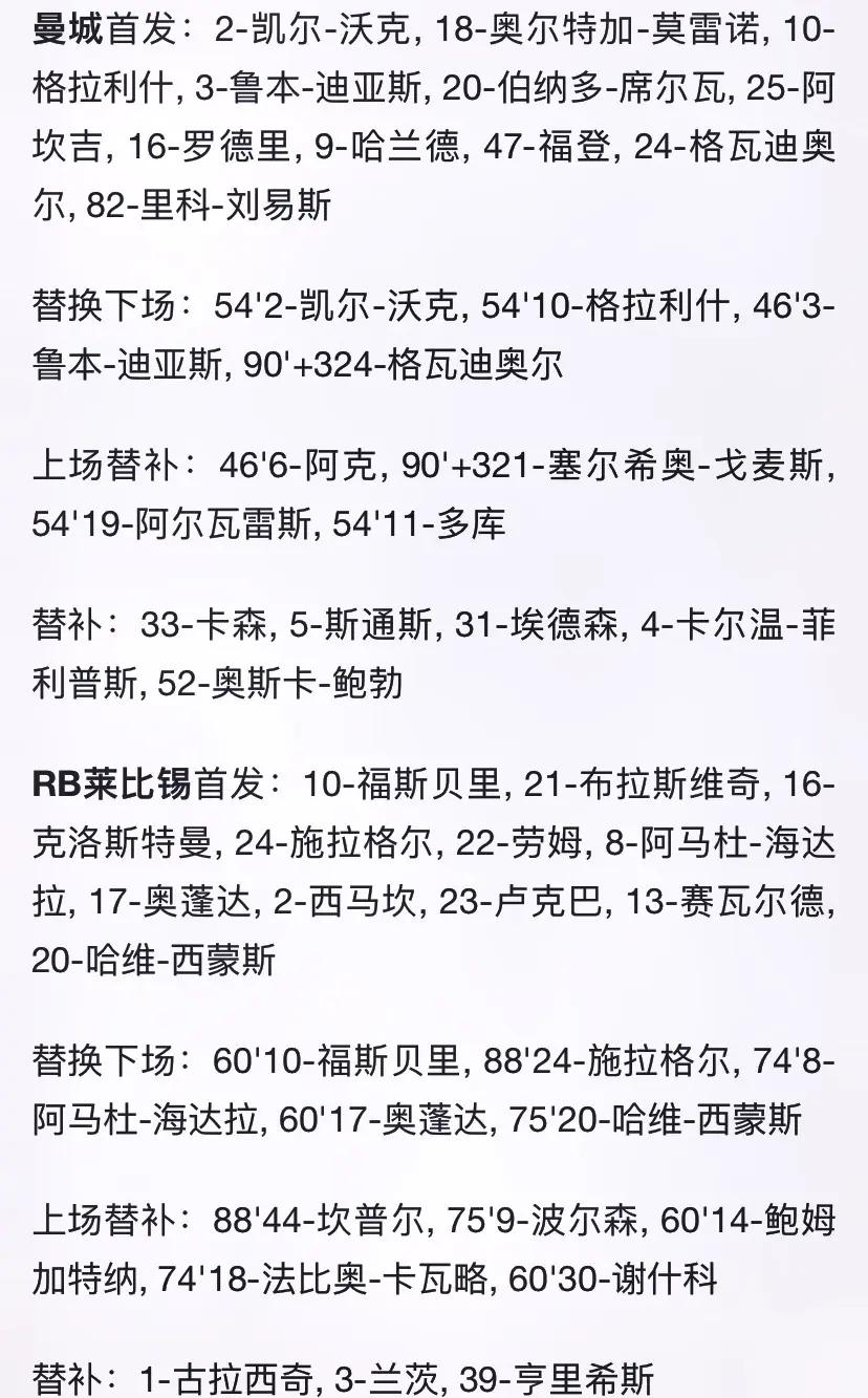 曼城遭遇争议红牌，莱比锡乘势反超比分完成逆转的简单介绍